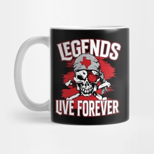 Legends Live Forever // Lubbock Texas Pirate Mug